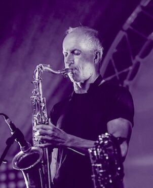 photo image of Steve our sax player