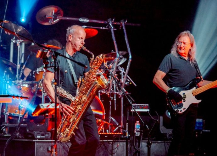 photo of Steve M and Steve W on stage